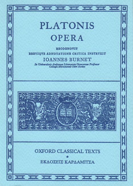 Platonis Opera IIb (Συμπόσιο)